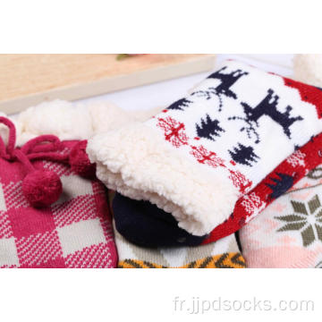 Chaussettes de glissade d&#39;hiver populaires femmes
